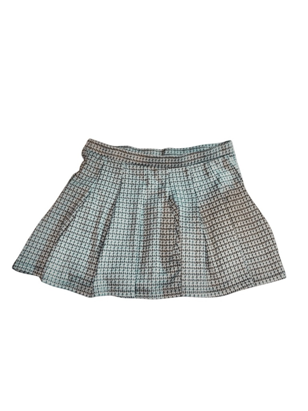 Pleated Altar'd State Houndstooth Mini Skirt
